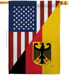 B01env1i8e Breeze Decor Us German Friendship Flags World 28x40 Inch Double-sided House Flag