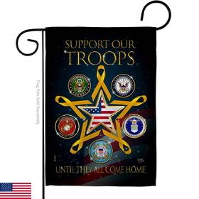 B09dwjqpc5 Breeze Decor Support Our Military Troops Corps Garden Flag Home Armed Forces Official U