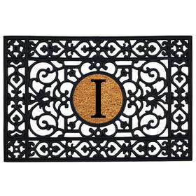 160012436i Calloway Mills B007ijo732 Rubber Monogram Insert Doormat 2x3 Letter I