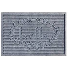 B06xp4lkh5 Calloway Mills 103173660 Poly Hello Indoor Outdoor Mat 3x5 Light Grey