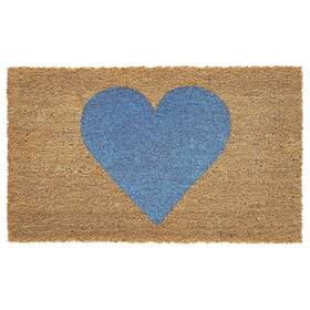 B09b466758 Calloway Mills Madison Heart Doormat Blue 17x29 Indoor Outdoor Durable Easy Clea