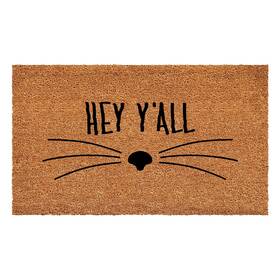 B09jkybsv6 Calloway Mills Hey Yftall Whiskers Outdoor Doormat Tan Black 24x36