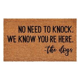 B09xxyhhk9 Calloway Mills No Need To Knock Doormat 24x36 Welcome Mat Indoor Outdoor