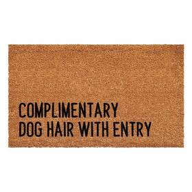 B09y62mn77 Calloway Mills Dog Hair Coir Doormat 24x48 Inch Non-slip Entry Mat
