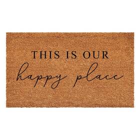 B0bfjr33v9 Calloway Mills Happy Place Coir Doormat 24x48 - Durable And Weather Tolerant B0bfjr33v9 Calloway Mills Happy Place Coir Doormat 24x48 - Durable And Weather Tolerant
