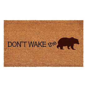 B0bs9p4bf8 Calloway Mills Donftt Wake The Bear Coir Doormat 24x48 Outdoor Welcome Mat