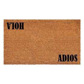 B0bshbdrnf Calloway Mills Bookman Hola Adios Coir Doormat 24x48 - Durable Weather Tolerant