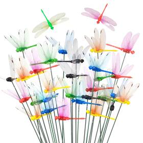 Camatet 711271889538 25 Pcs Dragonfly 25pcs-3.35 Inch Width 25dragonfly- 5 Mixed Colors