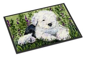 Ss8840jmat Carolines Treasures B00ivr2qjc Old English Sheepdog Doormat 24x36 Front Door Ma