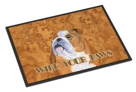 B00ksr1dom Carolines Treasures Ss4893mat Bulldog English Wipe Your Paws Doormat 18x27