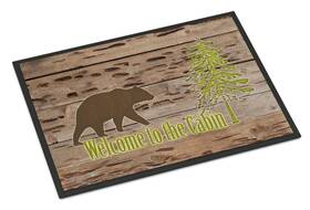 Sb3081jmat Carolines Treasures B00ogqvcsi Welcome Cabin Doormat 24x36 Indoor/outdoor