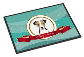 B017qivvlu Carolines Treasures Jack Russell Terrier Christmas Doormat 18x27 Indoor/outdoor