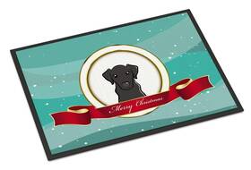 Bb1545jmat Carolines Treasures B017qj0bow Black Labrador Merry Christmas Doormat 24x36 Fro