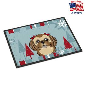 B017y9kfe0 Carolines Treasures Shih Tzu Winter Holiday Doormat 18x27 Inch Indoor/outdoor B017y9kfe0 Carolines Treasures Shih Tzu Winter Holiday Doormat 18x27 Inch Indoor/outdoor