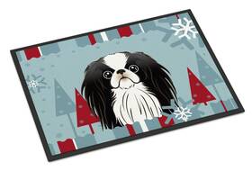 B017y9n51a Carolines Treasures Winter Holiday Japanese Chin Doormat 18x27 Indoor/outdoor B017y9n51a Carolines Treasures Winter Holiday Japanese Chin Doormat 18x27 Indoor/outdoor