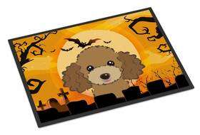 Bb1814jmat Carolines Treasures B01884et4m Halloween Chocolate Brown Poodle Doormat 24x36 F Bb1814jmat Carolines Treasures B01884et4m Halloween Chocolate Brown Poodle Doormat 24x36 F