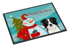 B0189gr1qw Carolines Treasures Snowman Border Collie Doormat 24x36 Indoor/outdoor Usa B0189gr1qw Carolines Treasures Snowman Border Collie Doormat 24x36 Indoor/outdoor Usa