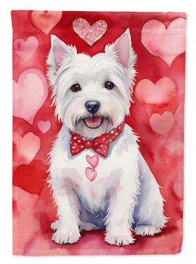 Dac5459chf Carolines Treasures B0csf24mhg Westie My Valentine House Flag Large Porch Sleev
