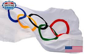B0d6gtvjg9 Cassdera Olympic Flag 3x5 Ft - 2024 Games Durable Bright Colors B0d6gtvjg9 Cassdera Olympic Flag 3x5 Ft - 2024 Games Durable Bright Colors