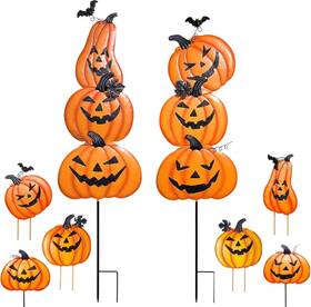 Hk-032 Cbumane 2 Pack Halloween Garden Stakes For Yard Outdoor Party D Cor Multicolor Hk-032 Cbumane 2 Pack Halloween Garden Stakes For Yard Outdoor Party D Cor Multicolor