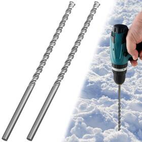 Ia-ceoighe-77 Ceoighe 12 Inch Driveway Stake Installation Bit 2 Pack Reflector Drill
