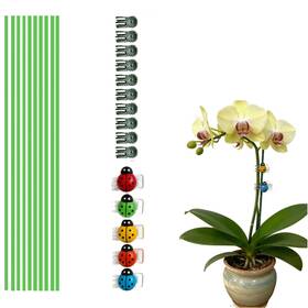 Zwzcg02 China 16.5 Inch Plant Stakes - 10 Pcs Bendable Orchid Long And Thick Green