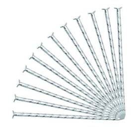 Coloom 732694590917 6-inch Landscape Stakes Spiral Galvanized Spikes For Weed 100