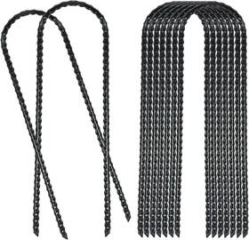Coloom 732694590931 20 Pack 10 Inch Heavy Duty Trampolines Wind Stakes Galvanized Steel Garden Stake