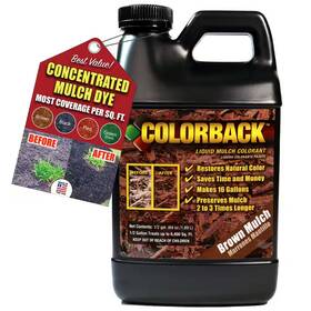 Colorback 313021381363 1 Gal. Brown Mulch Color Covering Up To 12 800 Sq. Ft