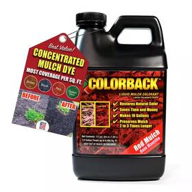 Colorback 445012990964 1/2 Gal. Red Mulch Color Covering Up To 6400 Sq. Ft