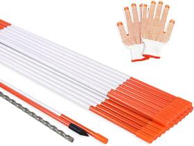 Clt5820 Colotime 58 Inch Approx 5ft Driveway Markers With Reflective Tape 5/16 Orange