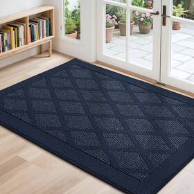 B0fyc4r8cx Cosy Homeer Non-slip Door Mat 32x48 Entryway Rugs Absorbent Dirt Trapper Blue B0fyc4r8cx Cosy Homeer Non-slip Door Mat 32x48 Entryway Rugs Absorbent Dirt Trapper Blue