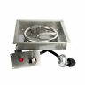 Csa-12s Celestial Fire Glass Square Csa Certified Pit Burner Kit Flame