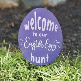 370620 Ctw Home Collection Easter Egg Hunt Garden Stake