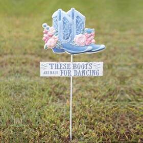 440172 Ctw Home Collection Multicolor These Boots Yard Stake 30 Inch H 440172 Ctw Home Collection Multicolor These Boots Yard Stake 30 Inch H