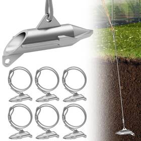 B0dcb8k4lf Dabolang 6 Pack Ground Anchors For Sheds Heavy Duty Earth Trapping