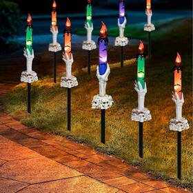 Dazzle Bright 786552686489 Halloween Decorations 5 Pack 1 Orange Green Purple