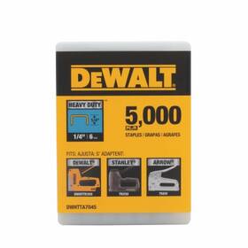 Dwhtta7045 Dewalt 4 Pack - Heavy Duty Staples 1/4 Inch 5 000-pk Dwhtta7045 Dewalt 4 Pack - Heavy Duty Staples 1/4 Inch 5 000-pk