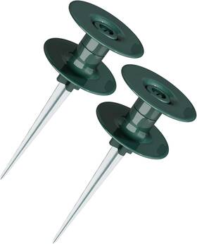 Diyfire-dxz-2p Diyfire 2pcs 10-inch Garden Hose Guide Spikes Rust-free Zinc Metal Green Diyfire-dxz-2p Diyfire 2pcs 10-inch Garden Hose Guide Spikes Rust-free Zinc Metal Green