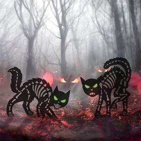 Hc02 Doesen Halloween Decorations Outdoor Black Cat Metal Hc02 Doesen Halloween Decorations Outdoor Black Cat Metal