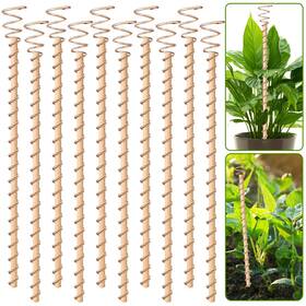 B0f9fcbhgb Doksving 10pcs Electroculture Plant Stakes 13.5 Inch Copper Coil Wire Antennas