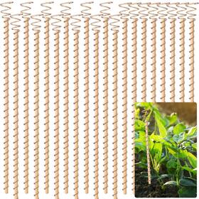 Ndp04 Doksving 20pcs Electroculture Plant Stakes 13.5ftft Copper Coil Wire Antennas