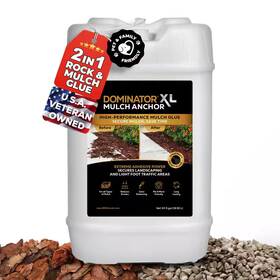 Dominator 313020724734 Xl Mulch Anchor - Glue And Pea Gravel Stabilizer For Light Foot Traffic R
