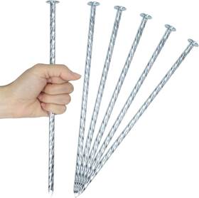 Dt18 Dtanx 10 Inch Landscape Stakes Galvanized Metal Edging Anchoring White