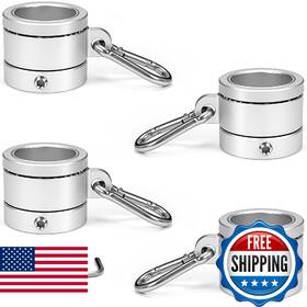 B0f7ljfjbx Dupkev 1 Inch Flag Pole Rings Spinners Bearings Aluminum Alloy Stainless Steel C
