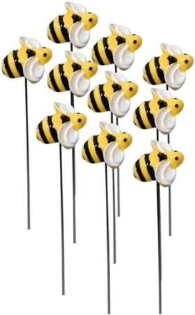 8974 Dyjagyo 10pcs Bee Garden Stakes Decor Flower Pot Bed Gardendecorgarden 8974 Dyjagyo 10pcs Bee Garden Stakes Decor Flower Pot Bed Gardendecorgarden