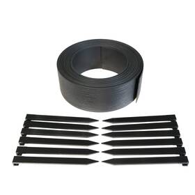 Easyflex 3300e-40c Composite Dig-in Landscape Edging With Anchoring 40 Foot Black