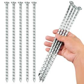 Ei-4451 Eisensp 12-inch Spiral Landscape Stakes 25 Pcs 12 Inch-25 Pack Silver