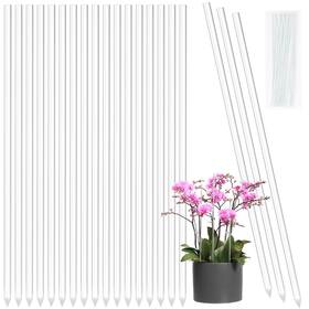 Ls241090 Elitekwell Plant Stakes Acrylic Clear Orchid Support Sticks 20 Pcs With Ls241090 Elitekwell Plant Stakes Acrylic Clear Orchid Support Sticks 20 Pcs With