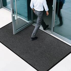 B0fb8kdldp Emqima 3ft X 5ft Heavy Duty Non-slip Front Door Mat Indoor Outdoor Commercial Entrance Fl
